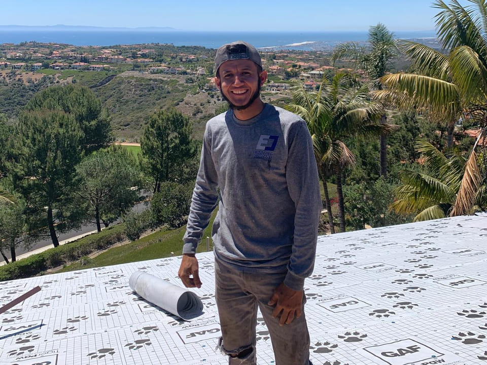 David Rojas, Head Roofing Technician at Pelican Roofs SoCal